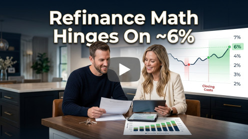 Refinance Math Hinges on ~6%