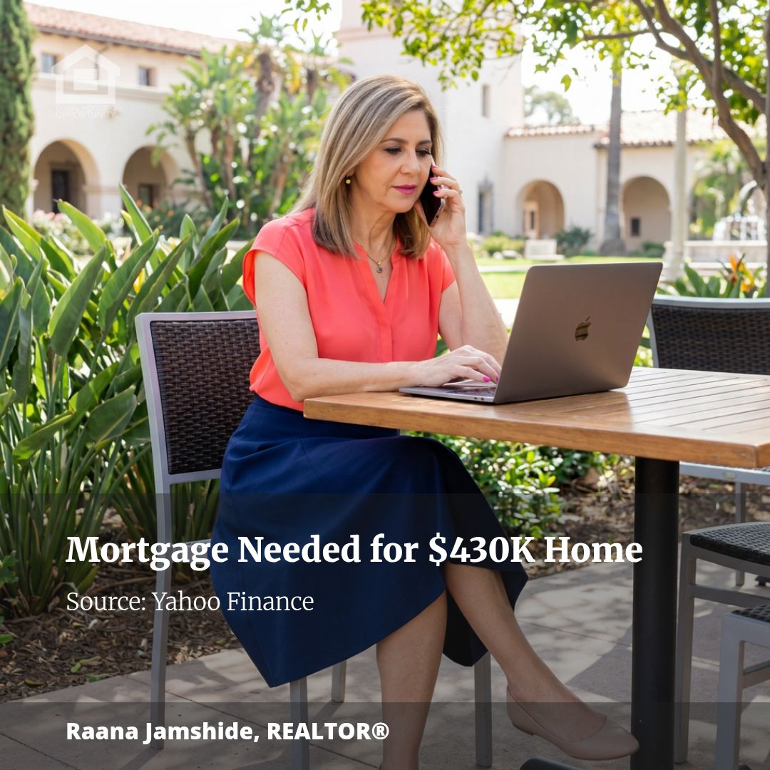 Buying a $950K San Diego home at 6.43%? 🏡 Your payment depends on your down payment, loan type, taxes and insurance. Message me for a personalized estimate! 💰