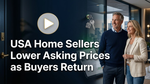 USA Home Sellers Lower Asking Prices as Buyers Return